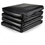 80x100 Endüstriyel Jumbo Boy Dökme Çöp Torbası - 80 x 100 Cm. - 250 Mikron - Kalın - 25 Kg. - Siyah - Torba