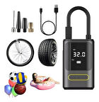 Kablosuz Oto Araç Mini 4000Mah 150 Psi Işıklı Oto Hava Kompresörü Ka-760