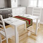 Adawall Renkli Limon Desenli Runner 140x45CM