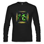 Minecraft 5 Siyah Erkek Sweatshirt
