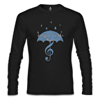 Singin In The Rain - 2 Siyah Erkek Sweatshirt