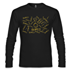 Sherlock - Bored Siyah Erkek Sweatshirt