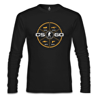 Counter Strike - Go Siyah Erkek Sweatshirt