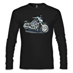 Motosiklet Siyah Erkek Sweatshirt