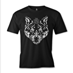 Winter is Coming Wolf Siyah Erkek Tshirt