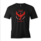 Pokemon Go - Team Valor Siyah Erkek Tshirt