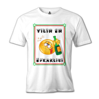 Yılın En Efkarlısı Beyaz Erkek Tshirt