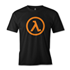 Half Life - Logo Siyah Erkek Tshirt