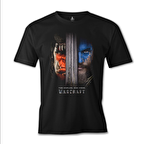Warcraft - Two Worlds One Home Siyah Erkek Tshirt
