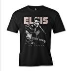 Elvis Presley - The Legend Siyah Erkek Tshirt