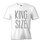 King Size Beyaz Erkek Tshirt