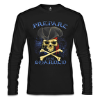 All Seas Pirate Kurukafa Siyah Erkek Sweatshirt