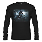 Call of Duty - Cod Ghosts Siyah Erkek Sweatshirt