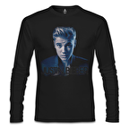 Justin Bieber 2 Siyah Erkek Sweatshirt