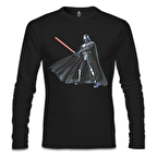 Star Wars - Darth Vader Lightsaber Siyah Erkek Sweatshirt