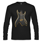 Gitar Siyah Erkek Sweatshirt