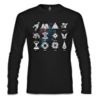 EXO - Signs Siyah Erkek Sweatshirt