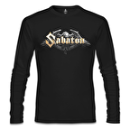 Sabaton - Logo Siyah Erkek Sweatshirt