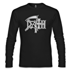 Death - Logo 2 Siyah Erkek Sweatshirt