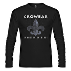 Crowbar - Symmetry in Black Siyah Erkek Sweatshirt