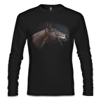 At 6 Siyah Erkek Sweatshirt