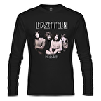 Led Zeppelin - Grup Siyah Erkek Sweatshirt