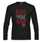 True Blood - Sookie is Mine Now Siyah Erkek Sweatshirt