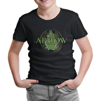 Arrow - Logo Siyah Çocuk Tshirt