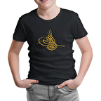 Tuğra Siyah Çocuk Tshirt