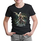 Assassin's Creed 3 Siyah Çocuk Tshirt