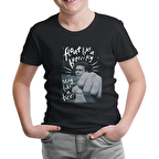 Muhammad Ali - Float Like a Butterfly Siyah Çocuk Tshirt
