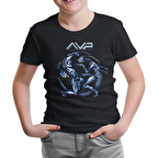 AVP - Alien vs. Predator Siyah Çocuk Tshirt