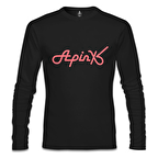 Apink - Logo Siyah Erkek Sweatshirt