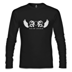 AOA - Wings Siyah Erkek Sweatshirt