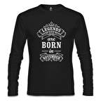 Burç - Born in November Legends Siyah Erkek Sweatshirt
