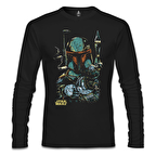 Star Wars - Gun Siyah Erkek Sweatshirt