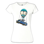 Fortnite - Bus Beyaz Kadın Tshirt