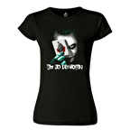 Joker - Cards Siyah Kadın Tshirt