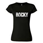 Rocky - Win Siyah Kadın Tshirt