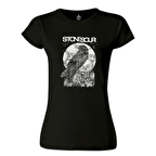 Stone Sour - Crow Siyah Kadın Tshirt