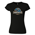 Jurassic World Siyah Kadın Tshirt