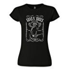 Guns N' Roses - Old Time Siyah Kadın Tshirt