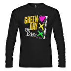 Green Day - Oh Love Siyah Erkek Sweatshirt