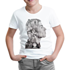 Liam Gallagher Beyaz Çocuk Tshirt