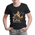 Overwatch - Hanzo Siyah Çocuk Tshirt
