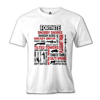 Fortnite - Guns Beyaz Erkek Tshirt