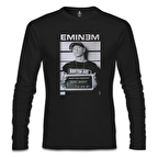 Eminem - Detroit Siyah Erkek Sweatshirt