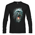 Goril Siyah Erkek Sweatshirt