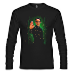 Matrix - Bullets Siyah Erkek Sweatshirt