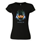 Halo Siyah Kadın Tshirt